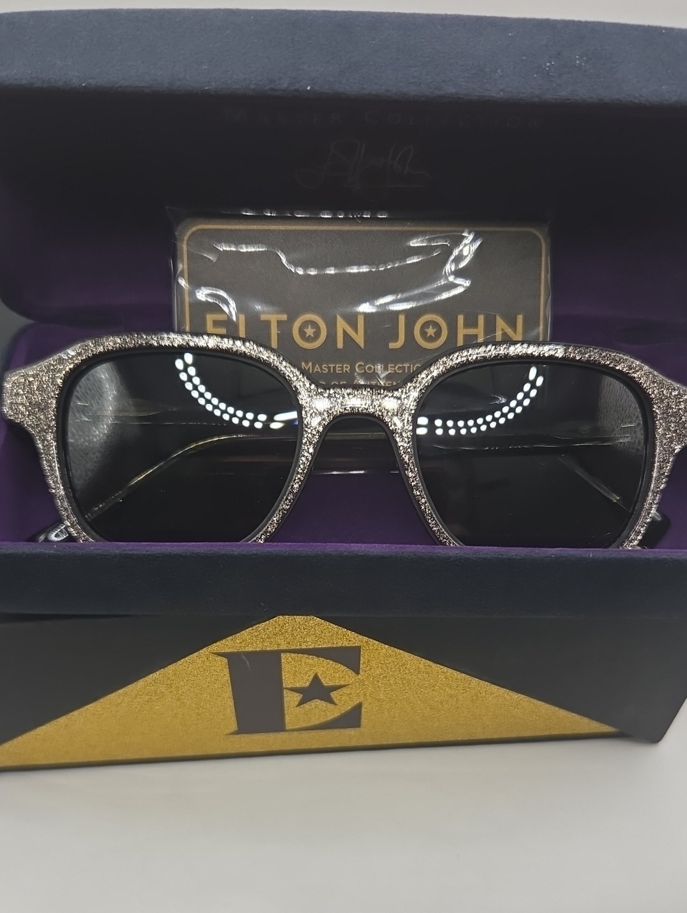 Elton John Glitter4 Sunglasses